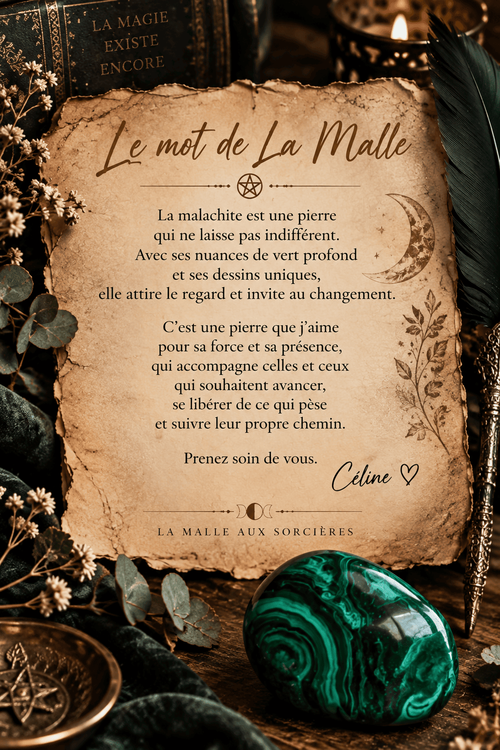 malachite -Vertus